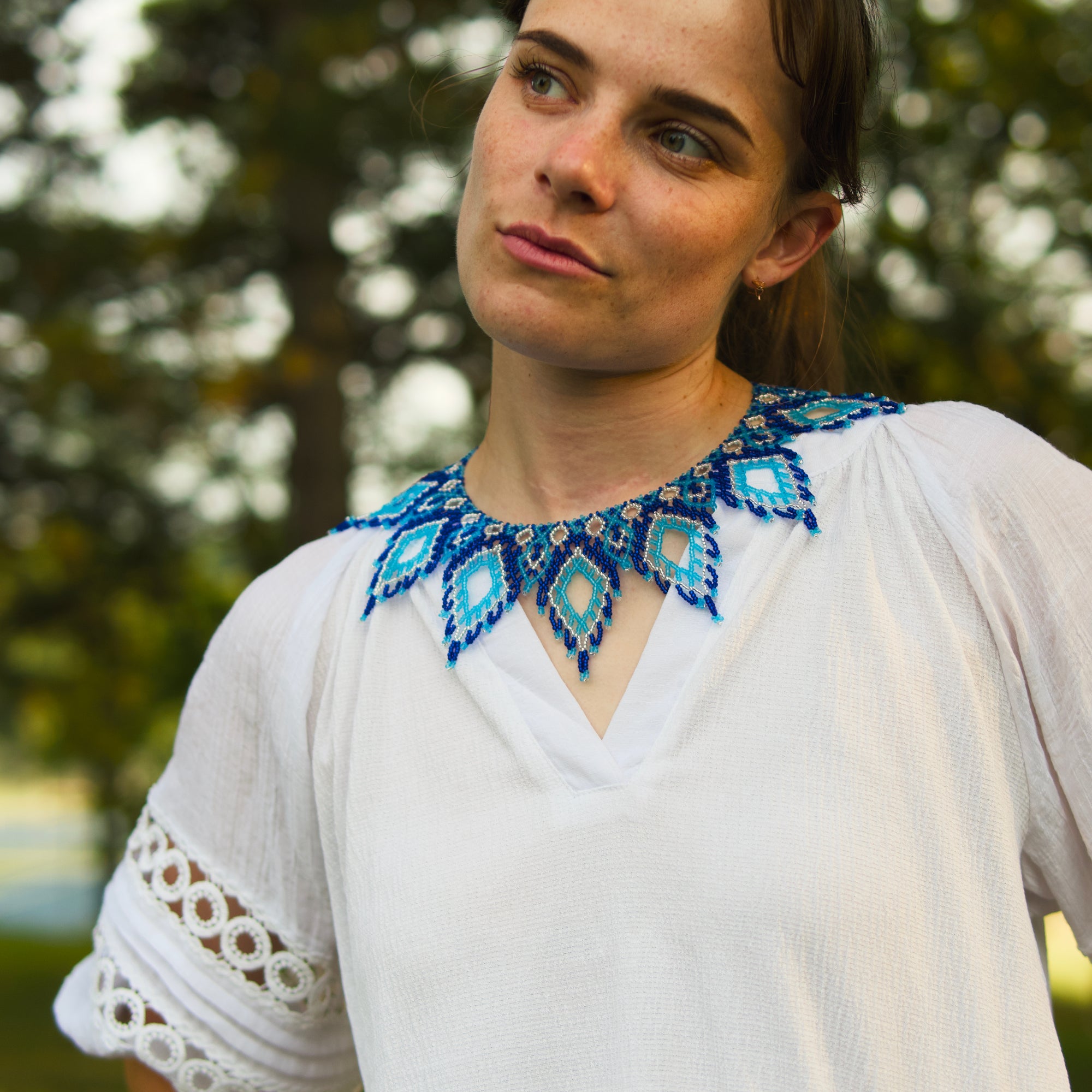 Necklace "Edelweiss"