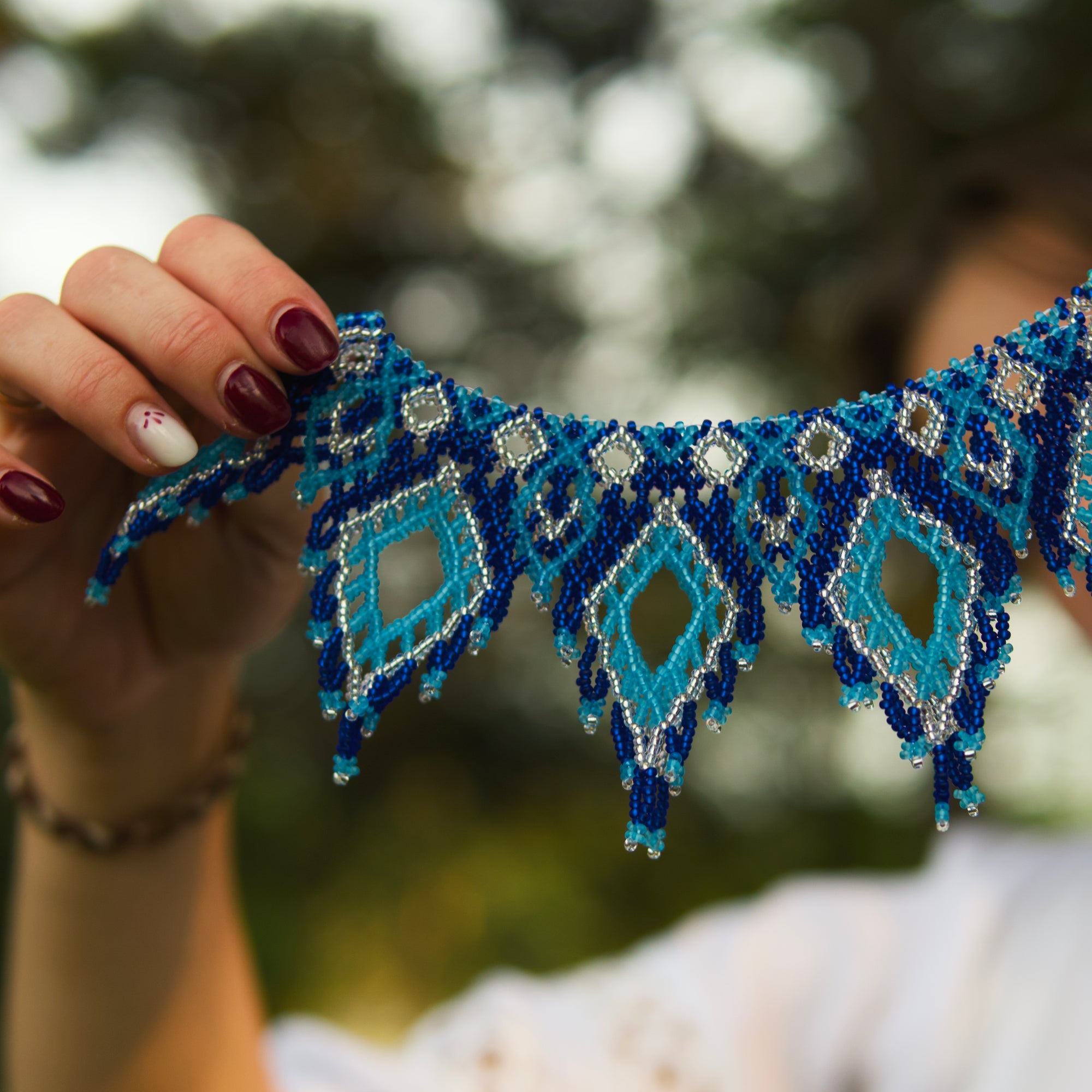 Necklace "Edelweiss"