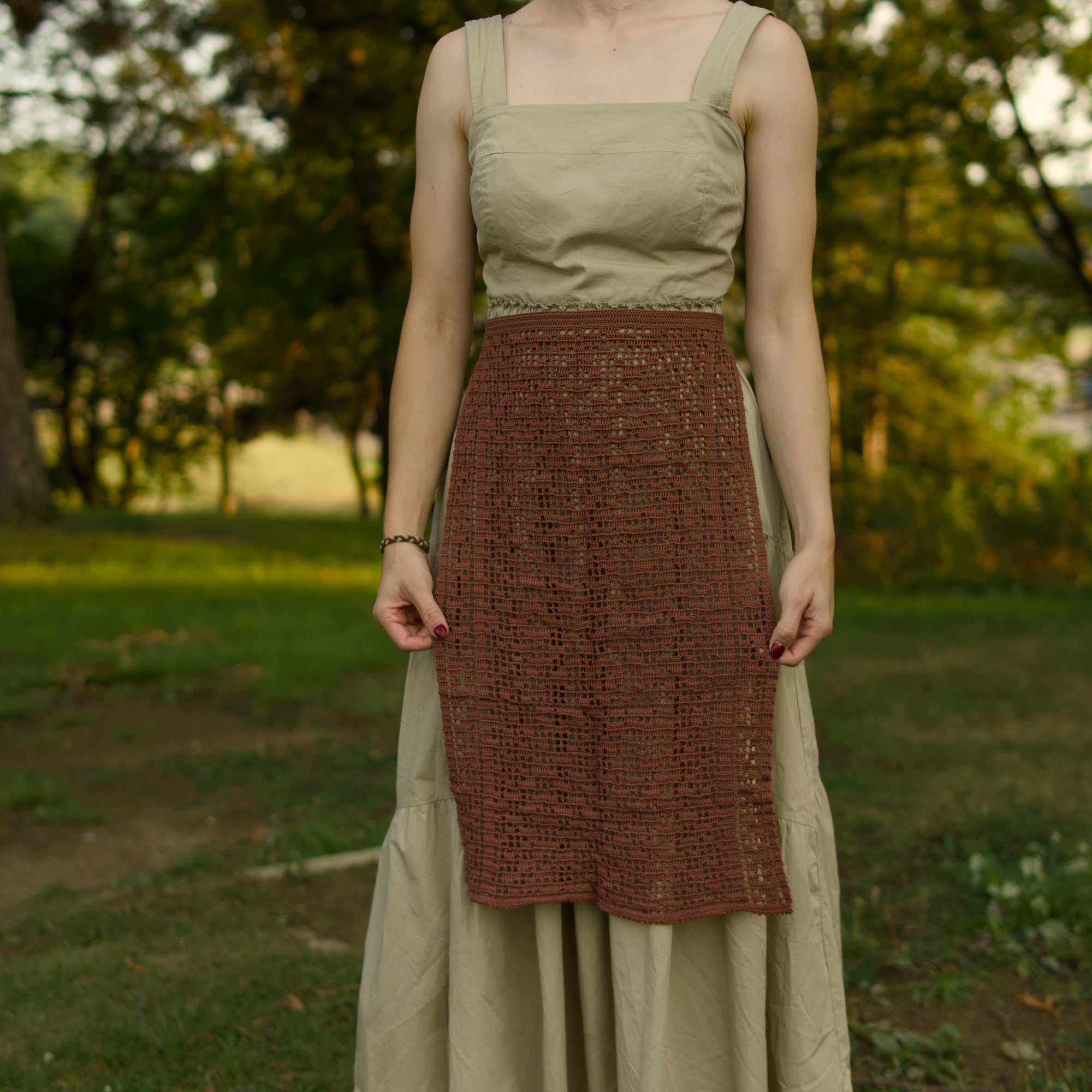 Handmade Crochet Apron