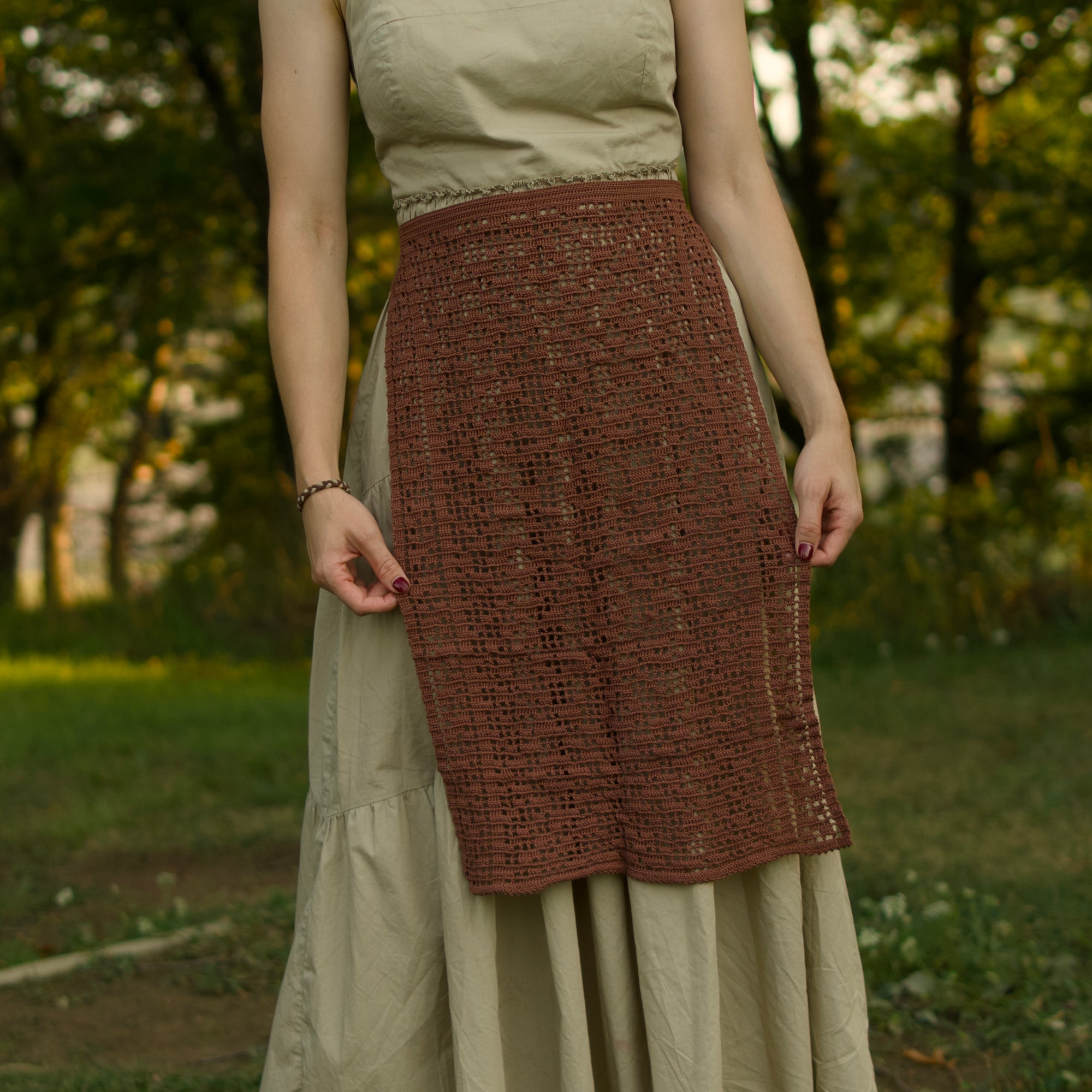 Handmade Crochet Apron