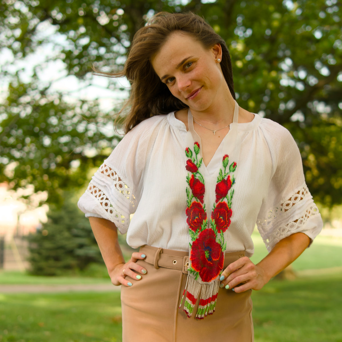 Gerdan Necklace “Poppies"