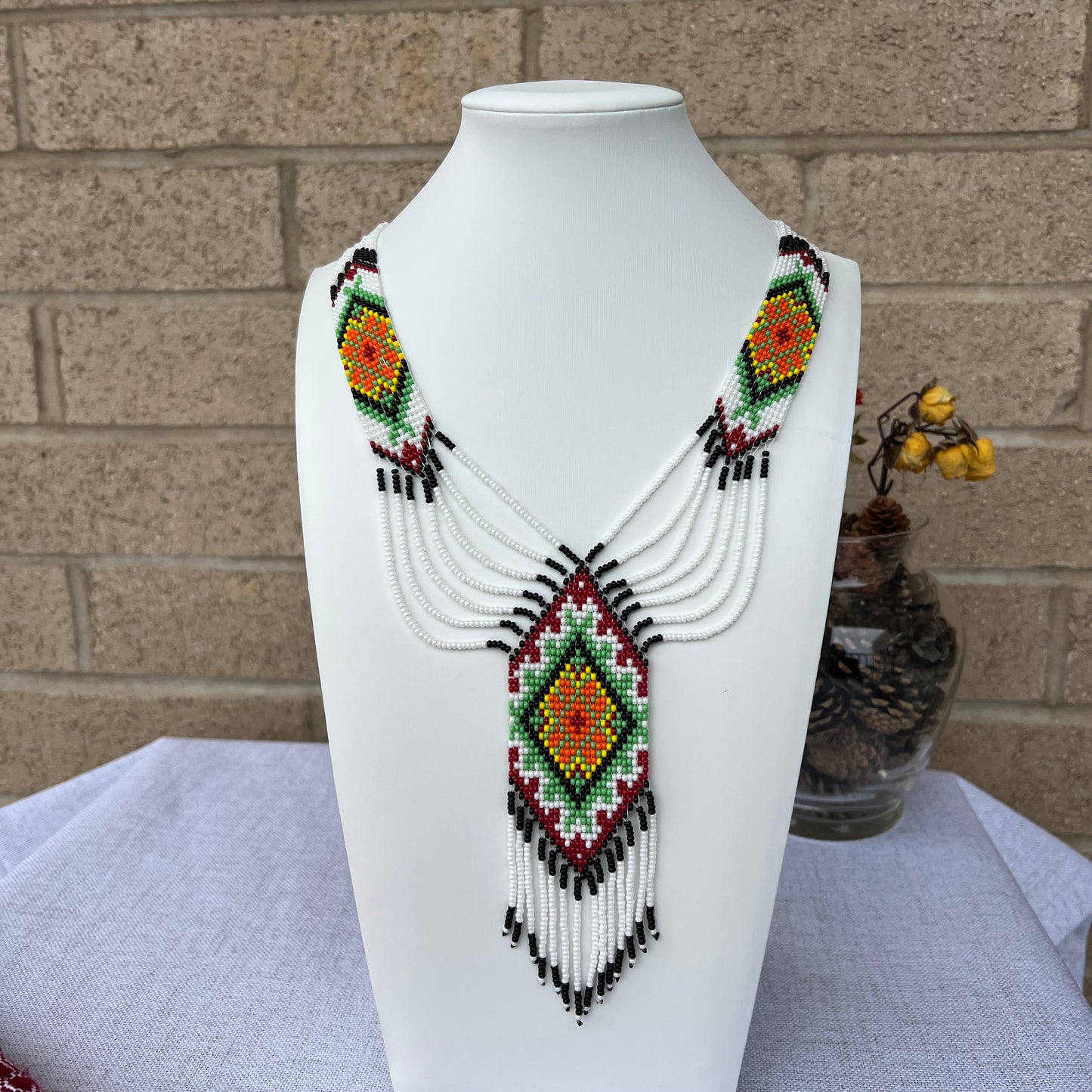 Кольє з Бісеру "Гуцульський Гердан"