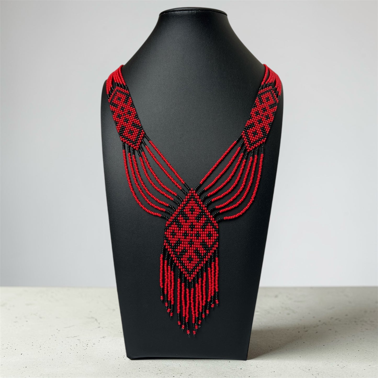 Кольє з бісеру «Традиційний Гердан»