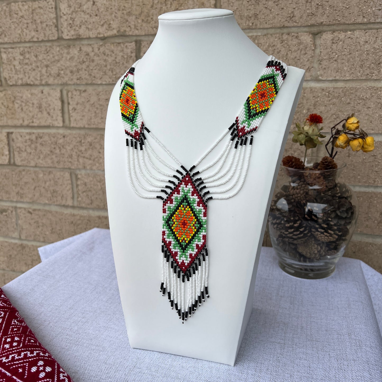 Кольє з Бісеру "Гуцульський Гердан"