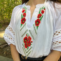 “Red Poppies” Gerdany Necklace