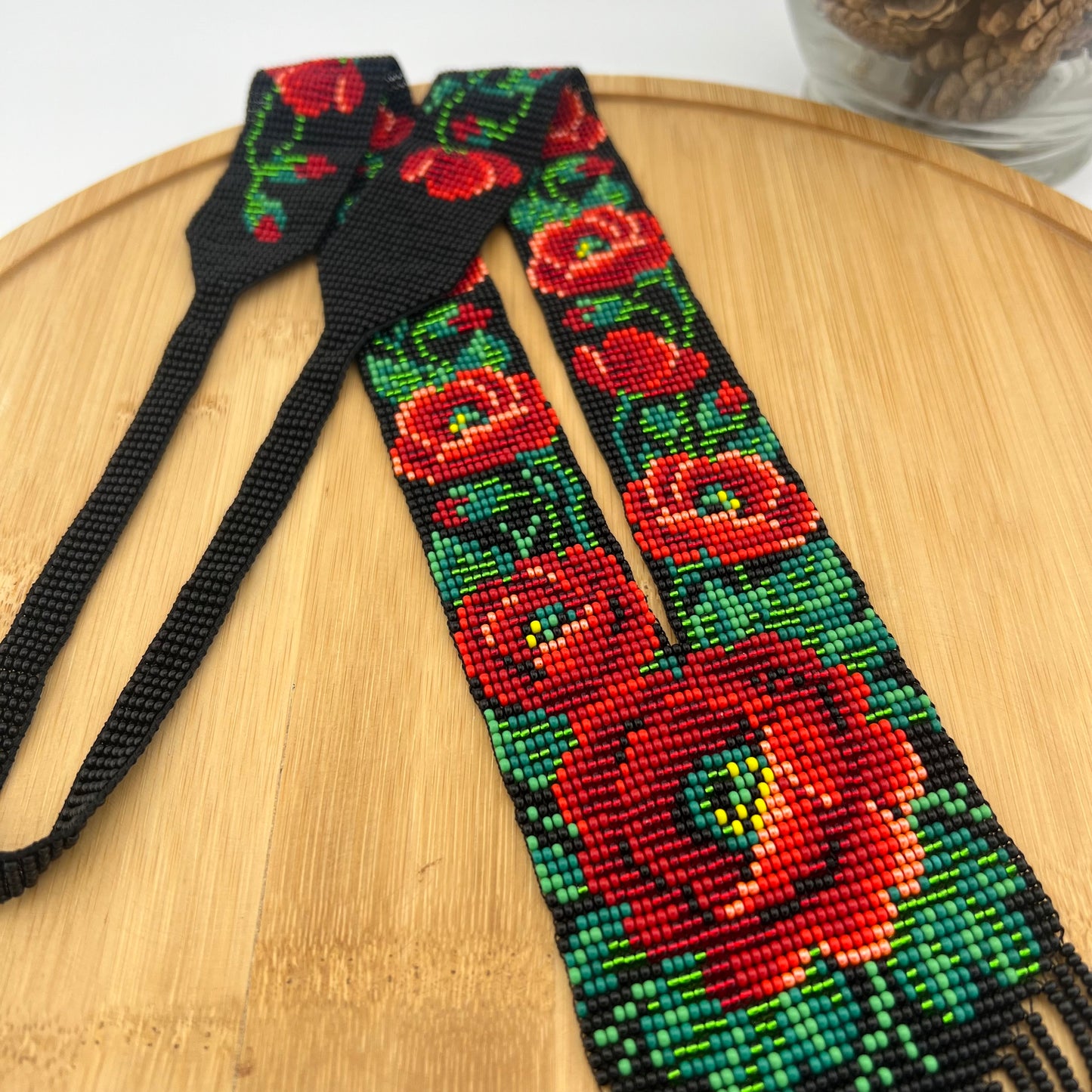 Гердан Прямий «Чорний з Маками»