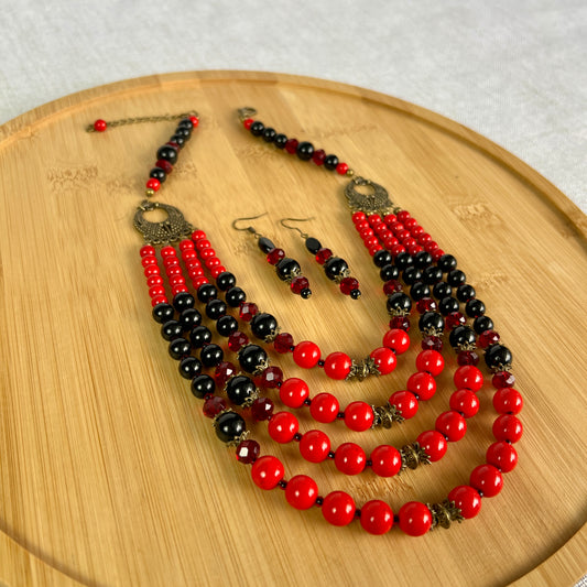 Necklace with Zgarda + Earring | Holvit