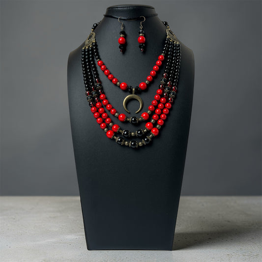 Намисто зі згардою + Сережки | Голвіт