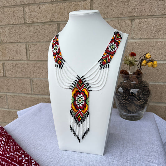 Кольє з Бісеру "Гуцульський Гердан"