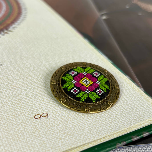 Сережки з мікровишивки