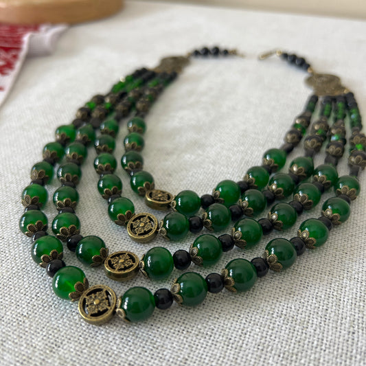 Намисто зі згардою | Скло